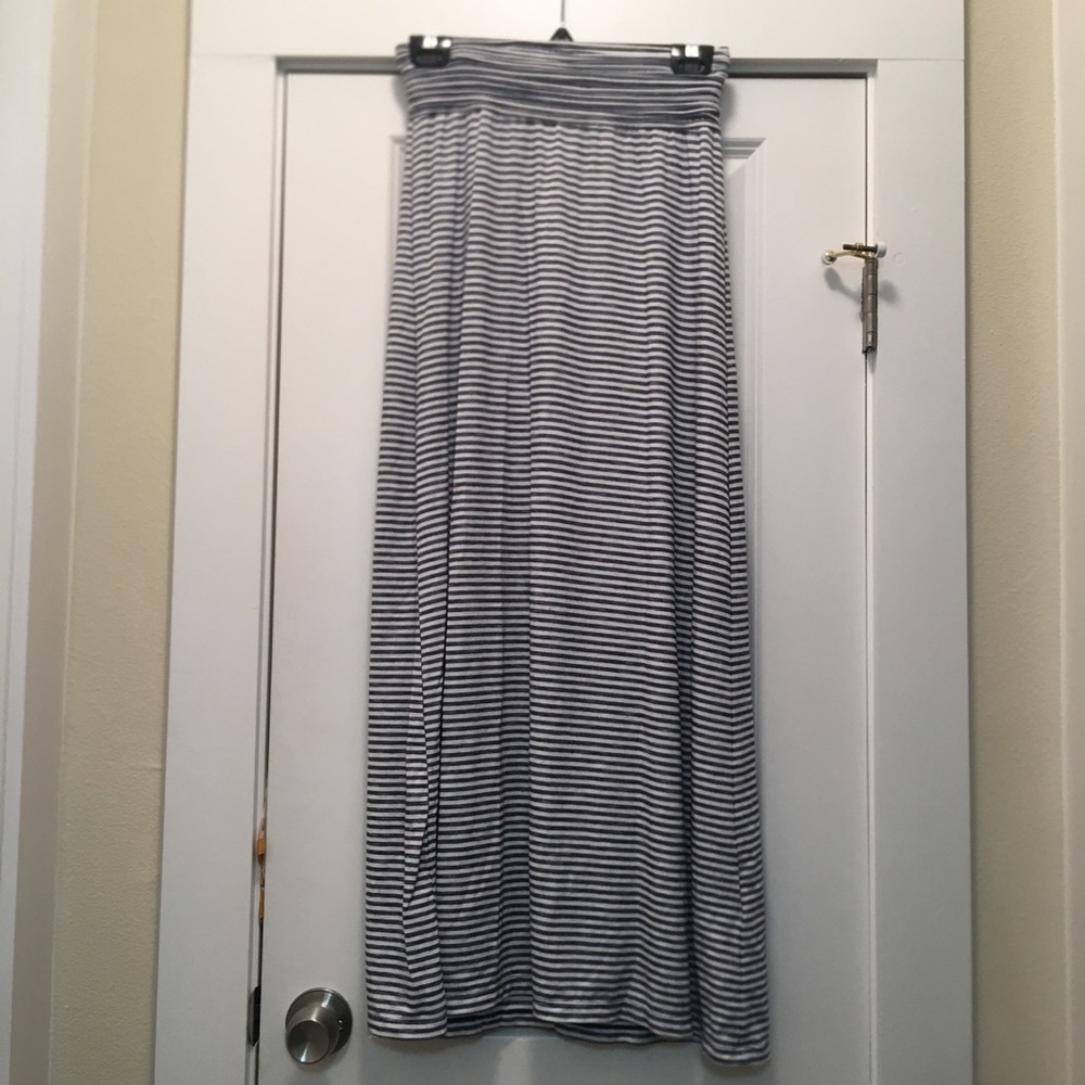 Max Studio Stripped Maxi Skirt